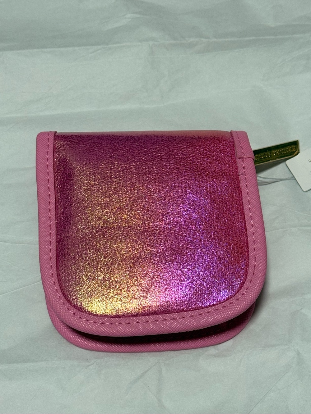 NWT Kendra Scott Travel Jewelry Wallet Pouch in Shimmer Pink - Picture 12 of 12
